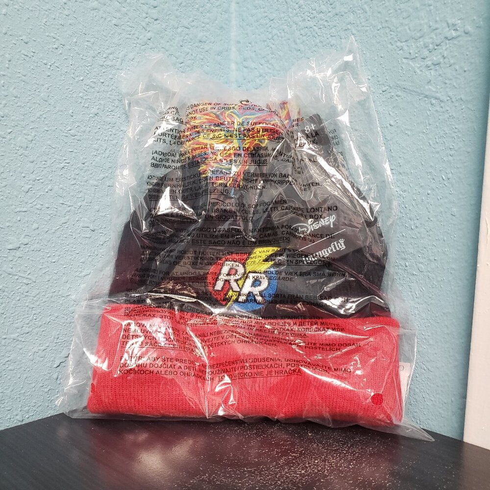 Loungefly Disney Rescue Rangers Embroidered Logo Knit Beanie with PomPom